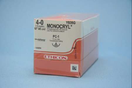 Suture with Needle Monocryl™ Absorbable Uncoated .. .  .  